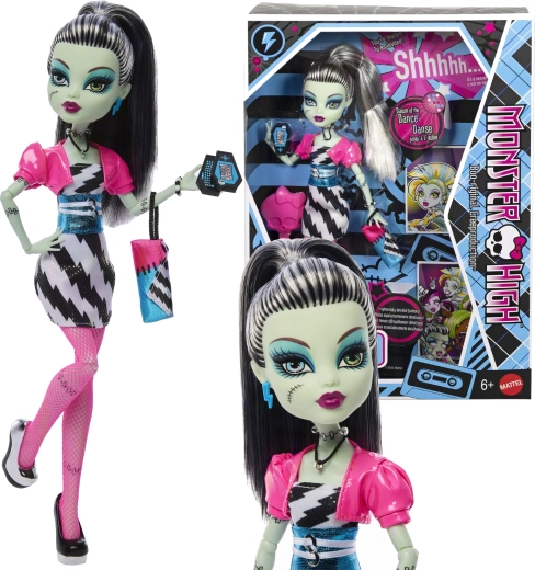 Monster High verzamelpop Frankie Stein Dawn of the Dance Creeproduction 27 cm met accessoires