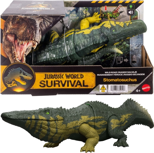 Interactieve dinosaurus Jurassic World Stomatosuchus met geluid en licht