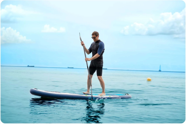 Zeker staan dankzij het antislip EVA-deck