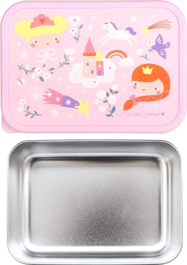 A Little Lovely Company roestvrijstalen lunchbox met deksel Prinsessen