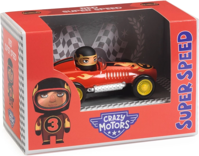 Djeco Crazy Motors autootje Red Super Speed