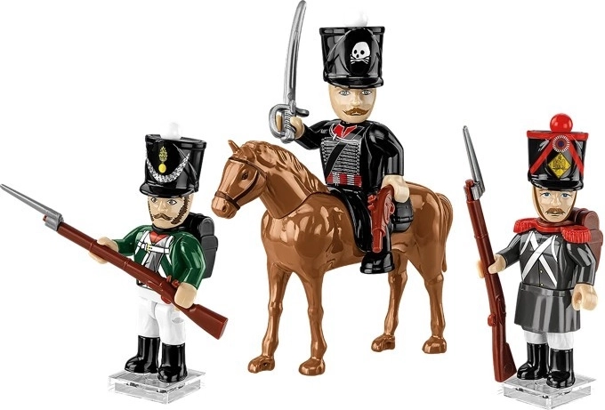 Accessoires, wapens en voetstukjes voor spelen en tentoonstellen