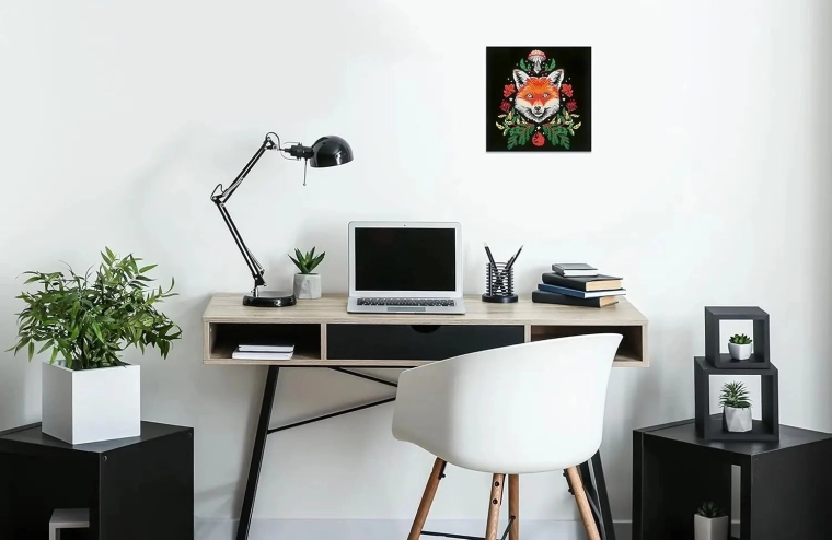 Schilderij klaar om tentoon te stellen