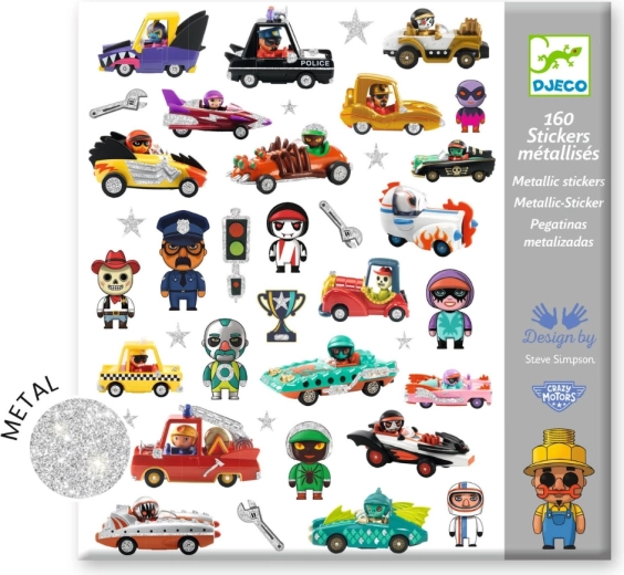 Stickers Crazy Motors DJECO