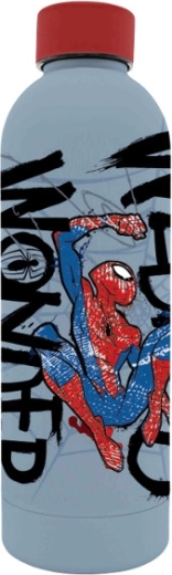 Roestvrijstalen fles met 3D-print SPIDERMAN 500 ml