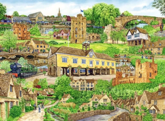Puzzel Ontsnapping naar de Cotswolds 500 stukjes