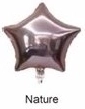 Folieballon ster naturel 45 cm