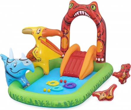BESTWAY Kinderzwembad Dino Wereld met Waterglijbaan