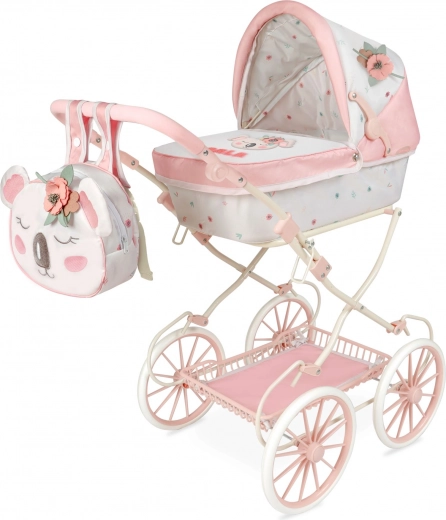 DeCuevas inklapbare poppenwagen met rugzak Koala 81 cm