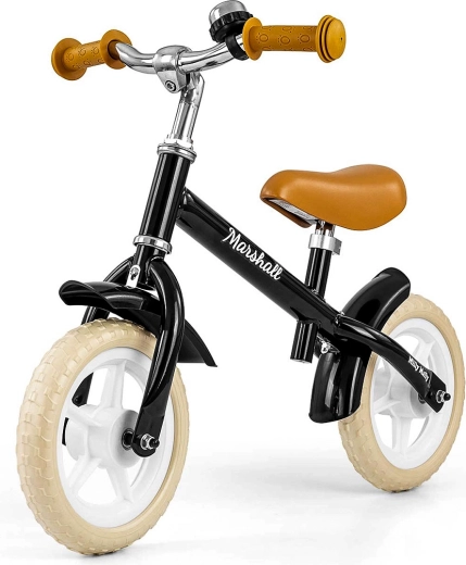 Milly Mally Marshall loopfiets voor kinderen, zwart