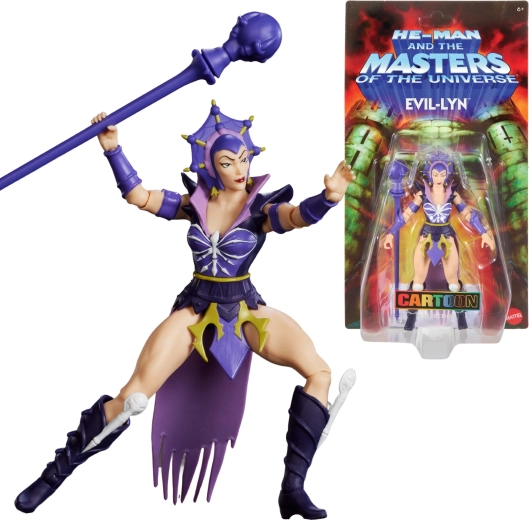 Masters of the Universe Origins-figuur EVIL-LYN met staf