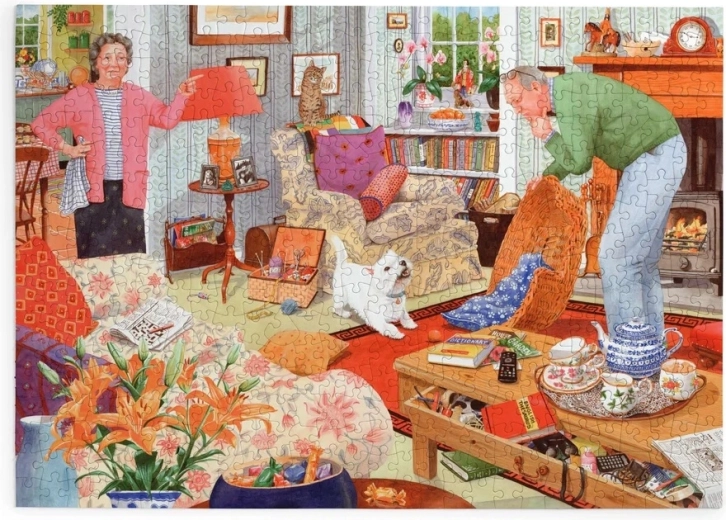 House of Puzzles Waar is mijn bril? puzzel met 500 extra grote stukjes