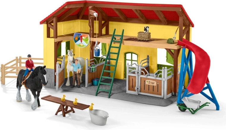Schleich Farm World paardenstal met accessoires