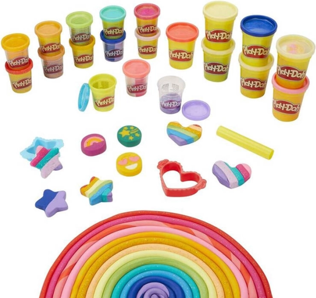Grote creatieve set Play-Doh met 21 potjes