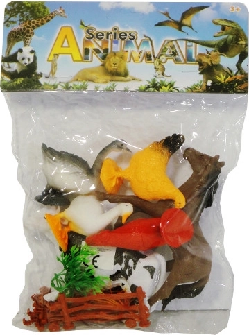 Boerderijdierfiguren – set van 6 stuks