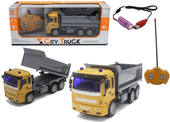 Adar RC kiepwagen op afstandsbediening 1:30 met licht 27 MHz