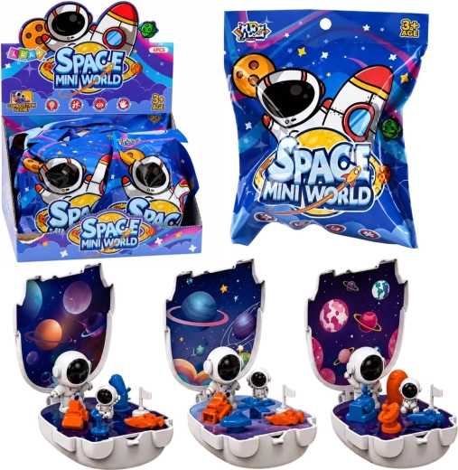 Space Mini World mini-ruimtebasis met astronautenfiguur