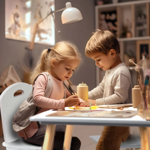 Ideaal om te tekenen, spelen en te snacken