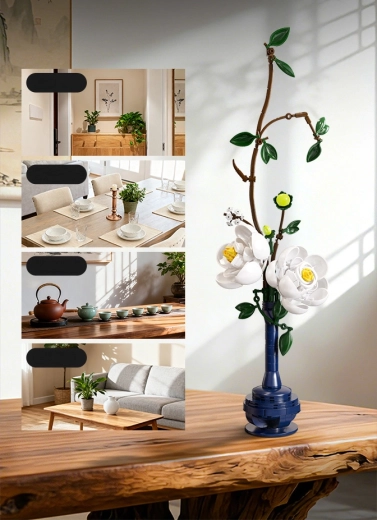 Realistische bloemdecoratie zonder water geven