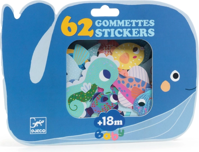 DJECO Mijn eerste stickers – zeedieren