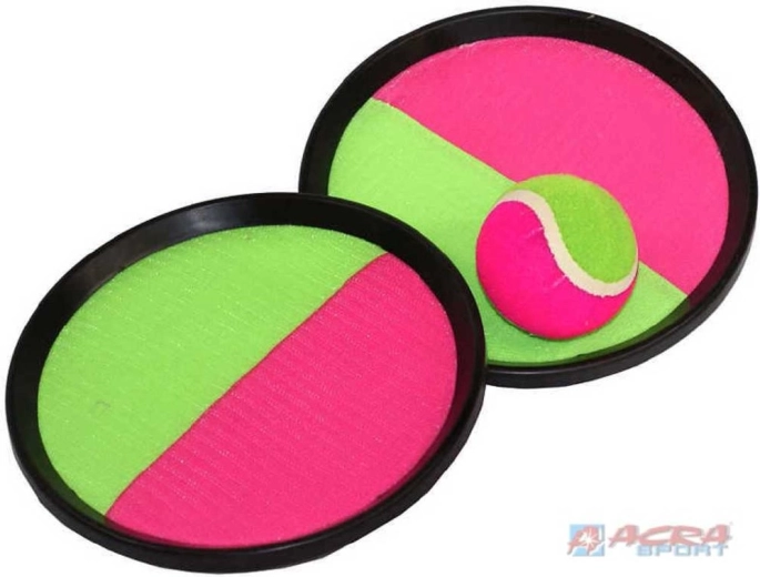 ACRA Catch ball-spel met 2 doelen en een bal met klittenband