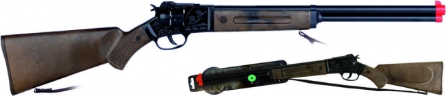 Cowboygeweer zwart metaal