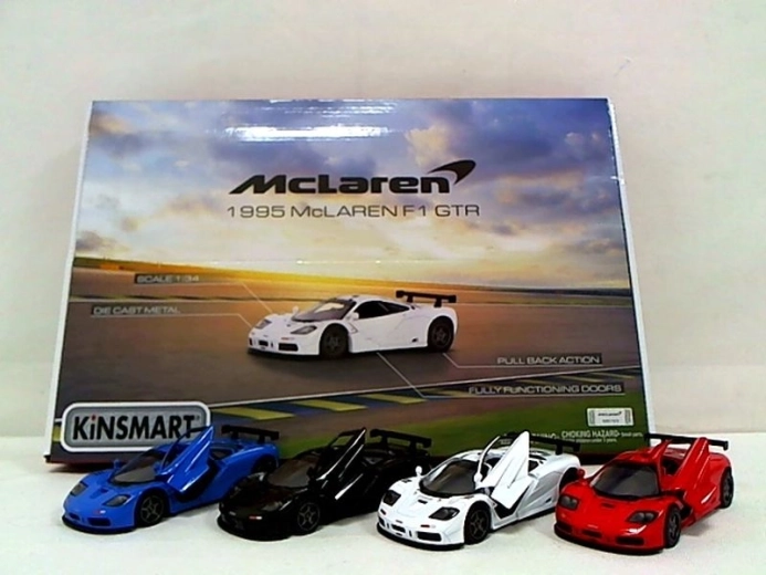 Auto McLaren F1 GTR 1995 met terugtrekfunctie, 4x4, 1:34 - 1 stuk