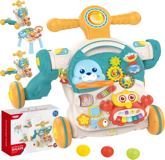 Multifunctioneel kinder interactief loopvoertuig WOOPIE 4v1