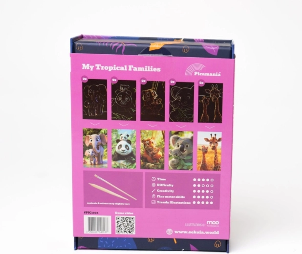 Eenvoudig maken met houten kraspen en borsteltje