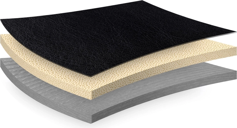 Comfortabele gelaagde constructie en eenvoudig onderhoud