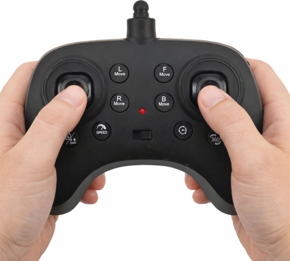 360° acrobatiek met één druk