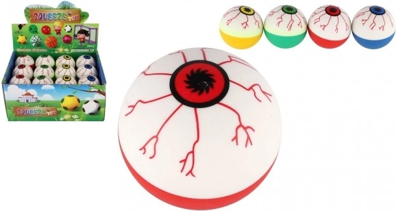 Schuimrubberen antistressbal Oog 6 cm