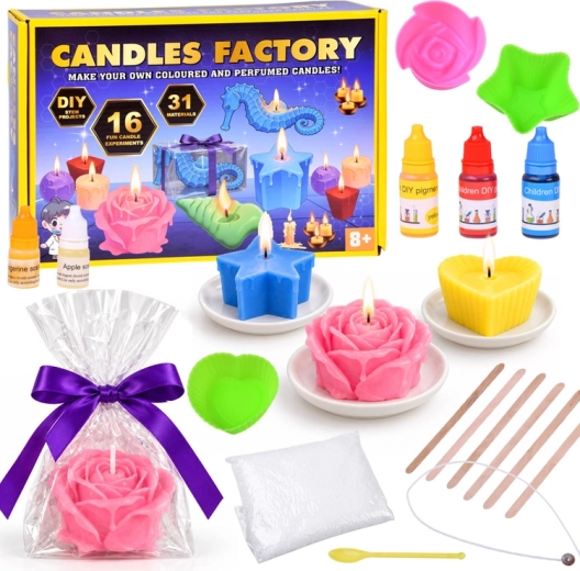 Creatieve set voor het maken van geurkaarsen Candles Factory