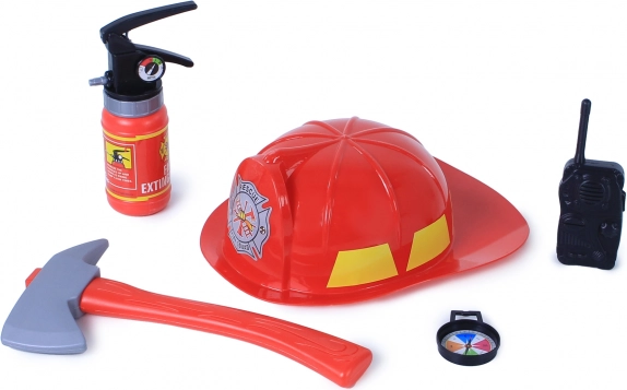 Brandweerset met helm en accessoires voor kinderen
