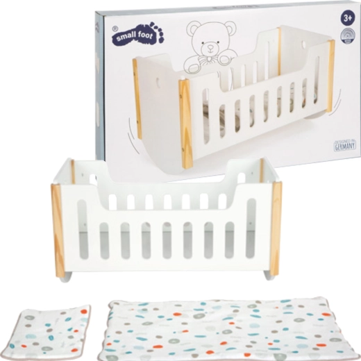 Houten wieg voor poppen small foot Little Button