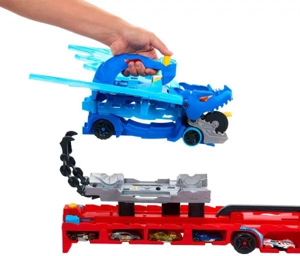 Transporter en racebaan in één