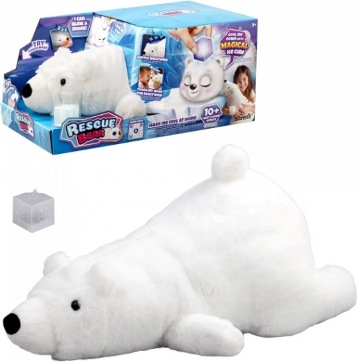 interactieve pluchen reddingsbeer met magische ijsblok