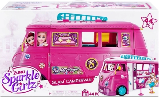 ZURU Sparkle Girlz retrocaravan met accessoires