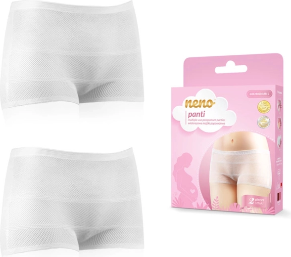 Neno Panti herbruikbare postpartumbroekjes M (2 stuks)