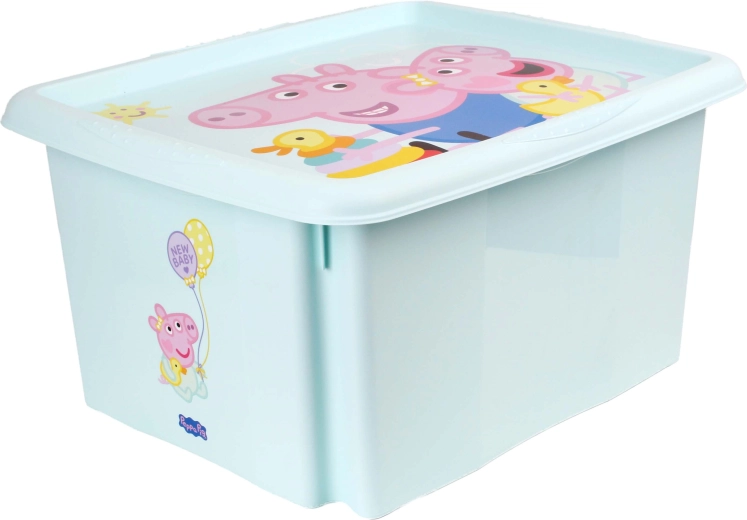 Opbergbox met deksel Peppa Pig 24 l