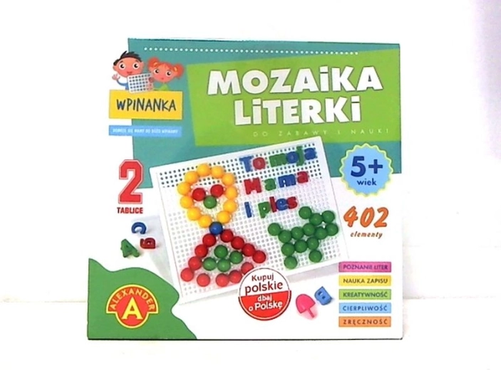 Mozaïek inlegbord letters