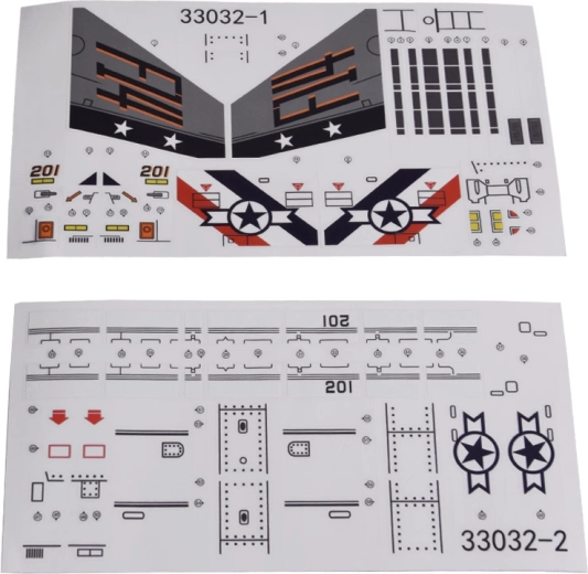 Stickers en geïllustreerde handleiding