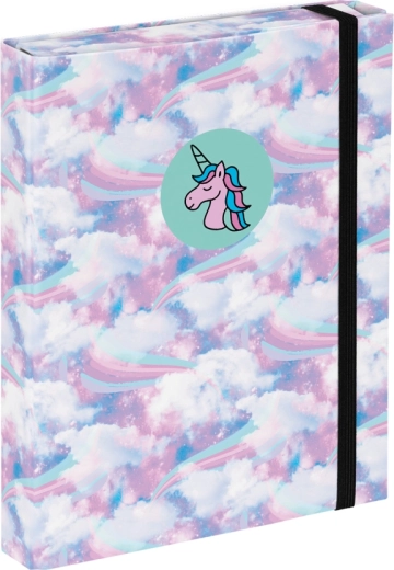 BAAGL Mappen voor schoolschriftjes A5 eenhoorn en hemel