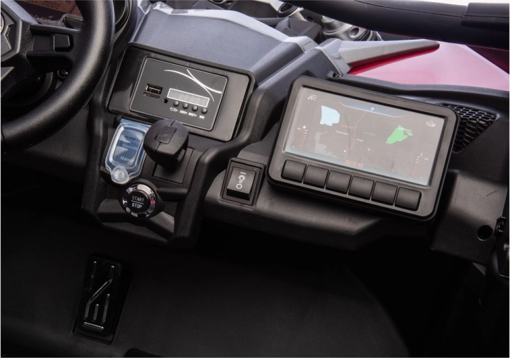 Dashboard met touchscreen