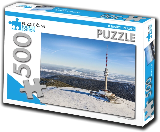 Puzzel Jeseníky, Praděd 500 stukjes