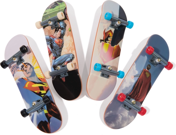4 fingerboards met DC Comics Superman-graphics