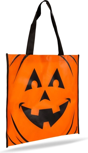 Halloween-cadeautas met pompoenmotief