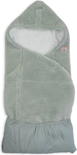 Warm Teddy-materiaal en capuchon met aansnoerkoord