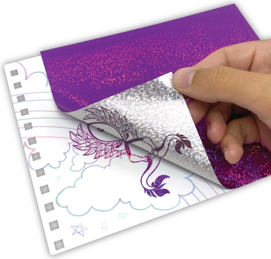 Oogverblindende folies met holografisch effect