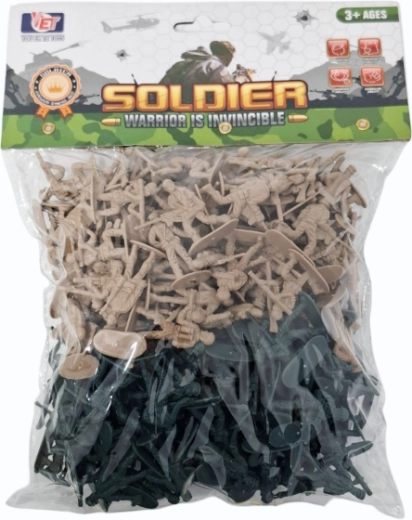 Plastic soldaatjes – set figuren voor gevechtsscènes